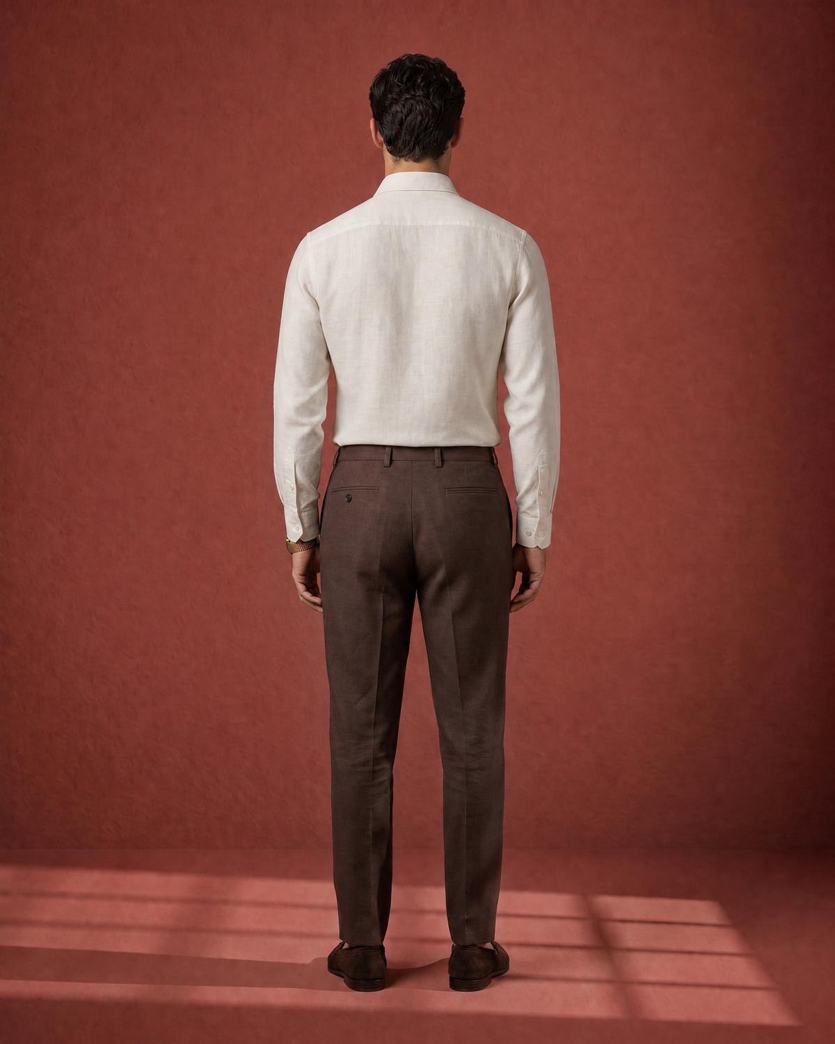 Natural Cosmo Linen Blend Shirt