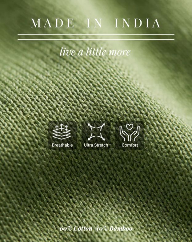 Fern Green Cotton-Bamboo Signature Polo