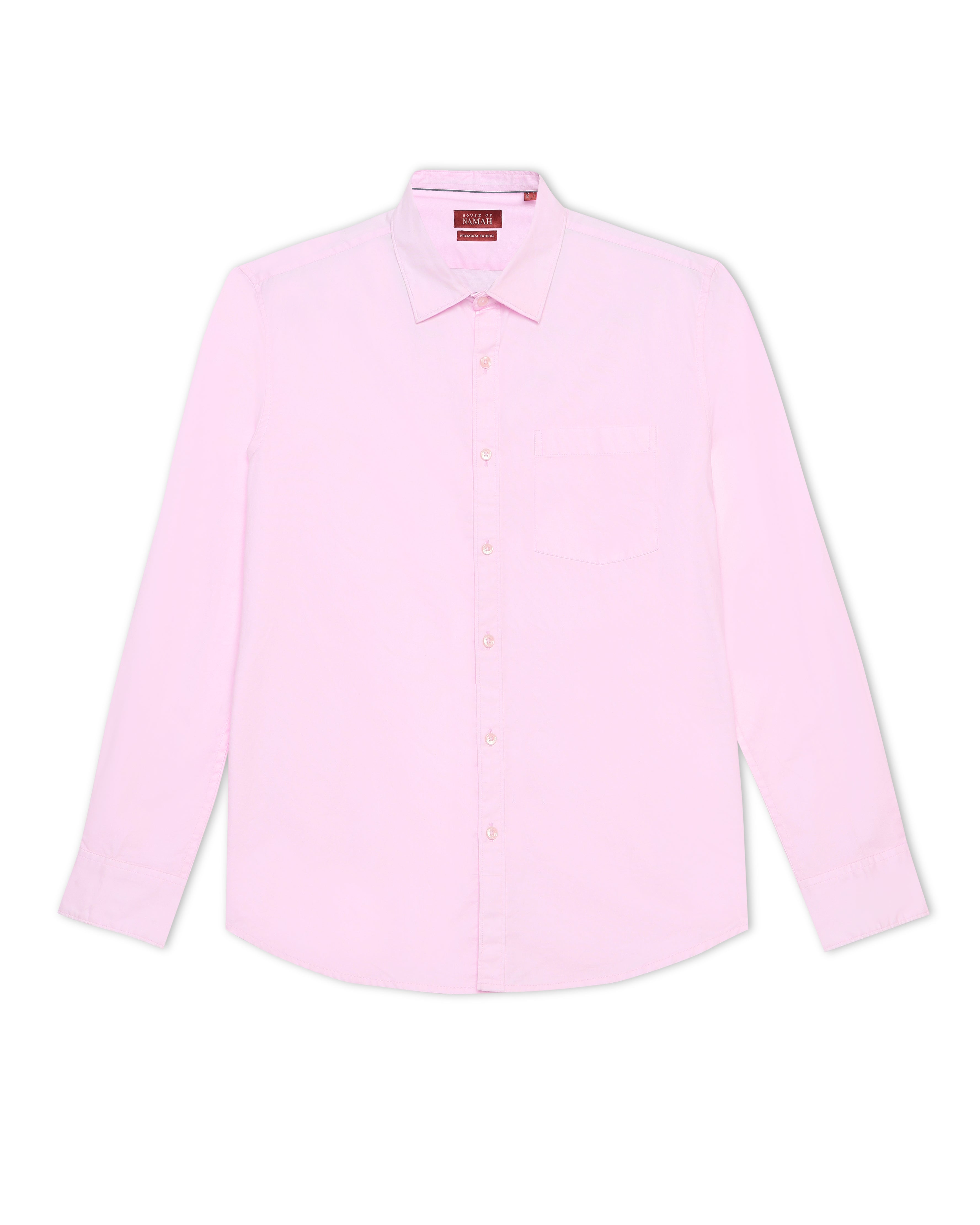 Soft Pink Oxford Stretch Shirt