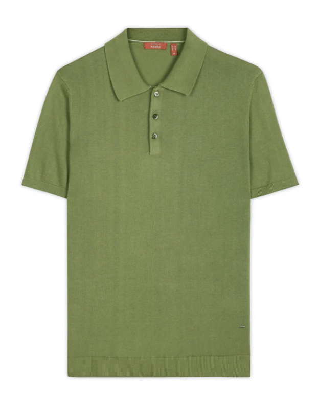 Fern Green Cotton-Bamboo Signature Polo