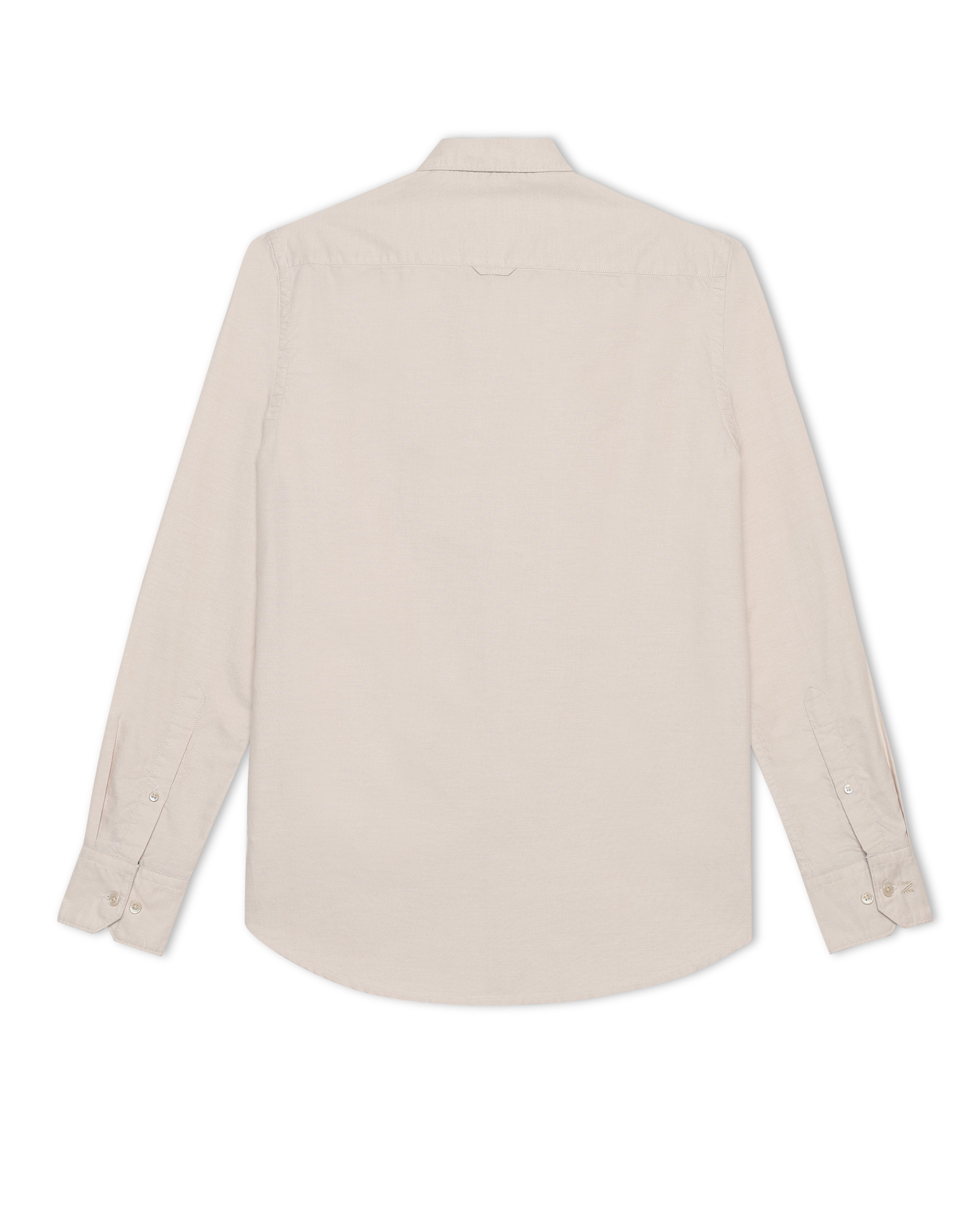 Light Beige Oxford Chambray Shirt